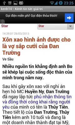 kenh14 - Kênh tin tức giải trí android App screenshot 1